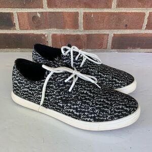 Steven Ella herringbone print low top sneakers
